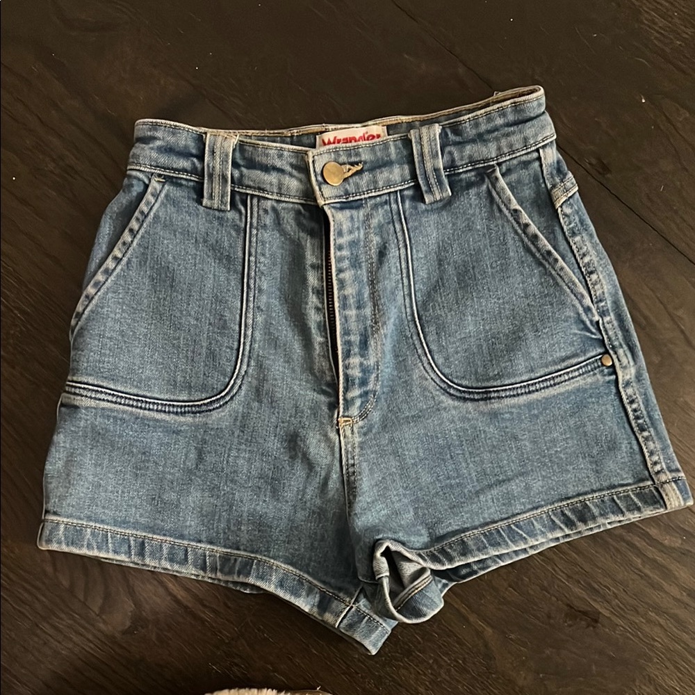 Wrangler Women's Blue Denim Shorts